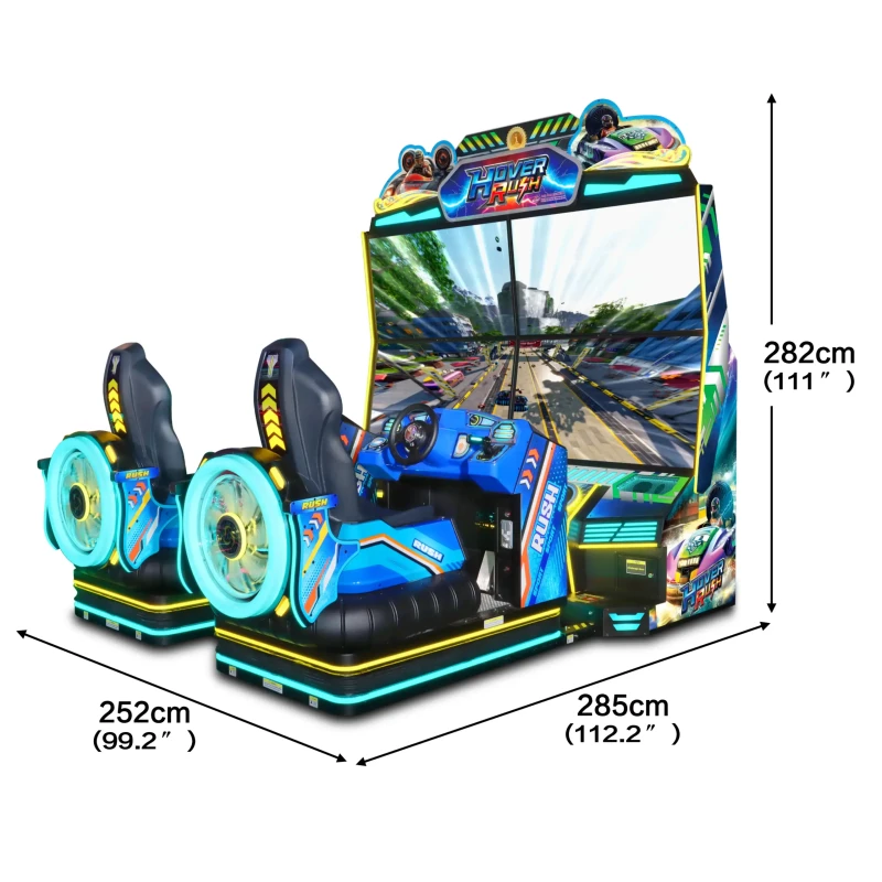 Hover Rush DX Size